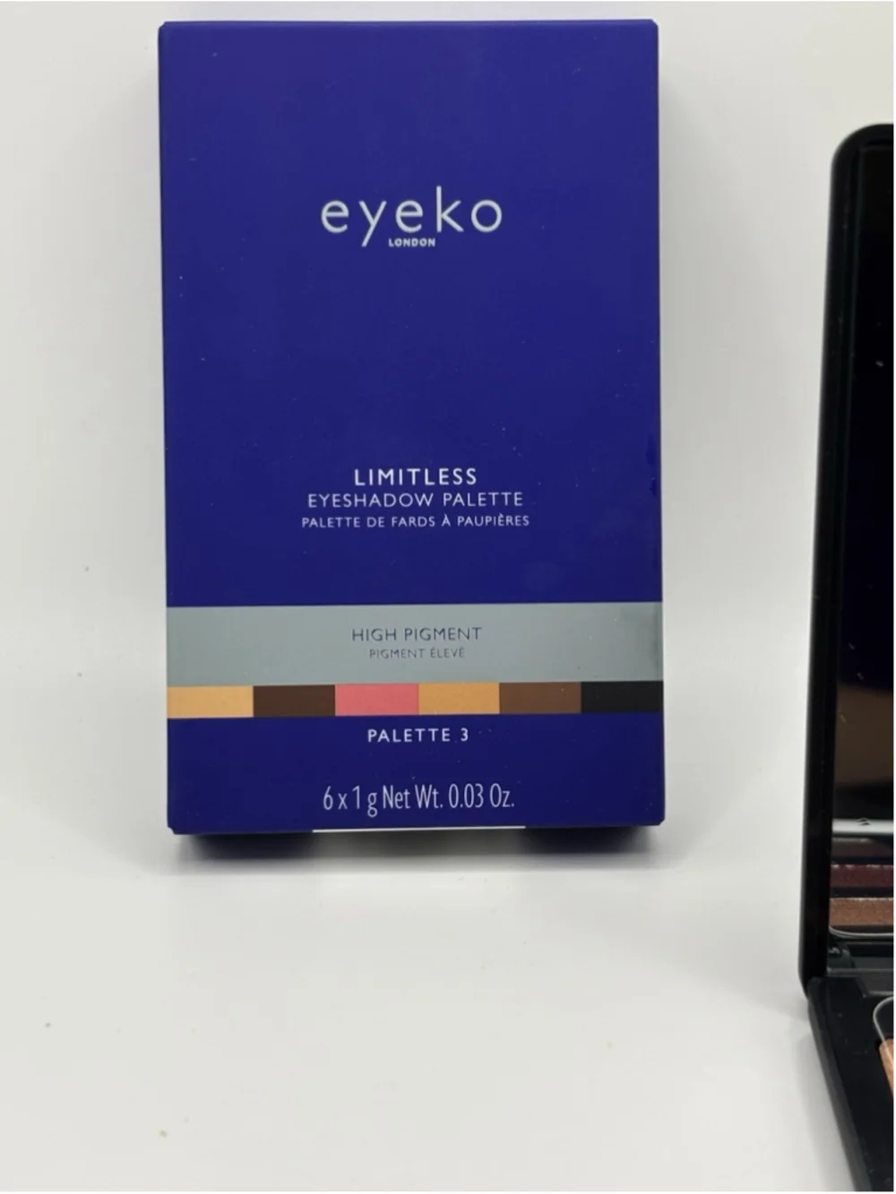 eyeko London~LIMITLESS~Eyeshadow Palette~High Pigment~Palette 3~6 Shades~NIB~